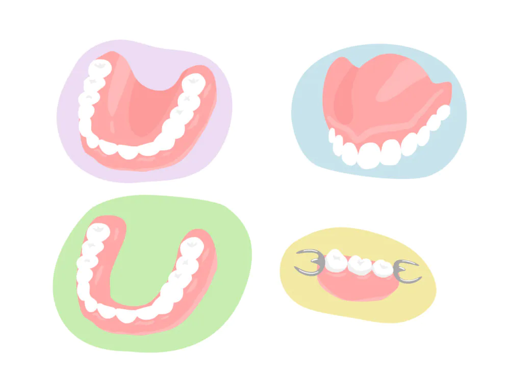 総入れ歯と部分入れ歯│大野城もはら歯科